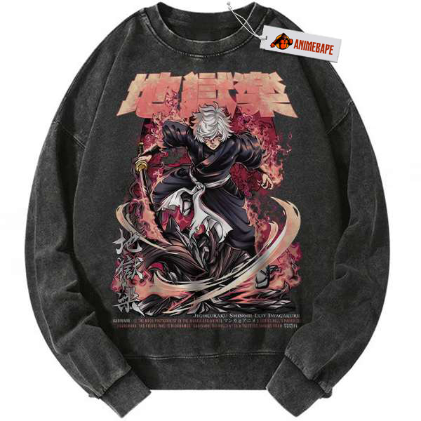 Gabimaru Hell’s Paradise Anime Vintage Sweatshirt for Men