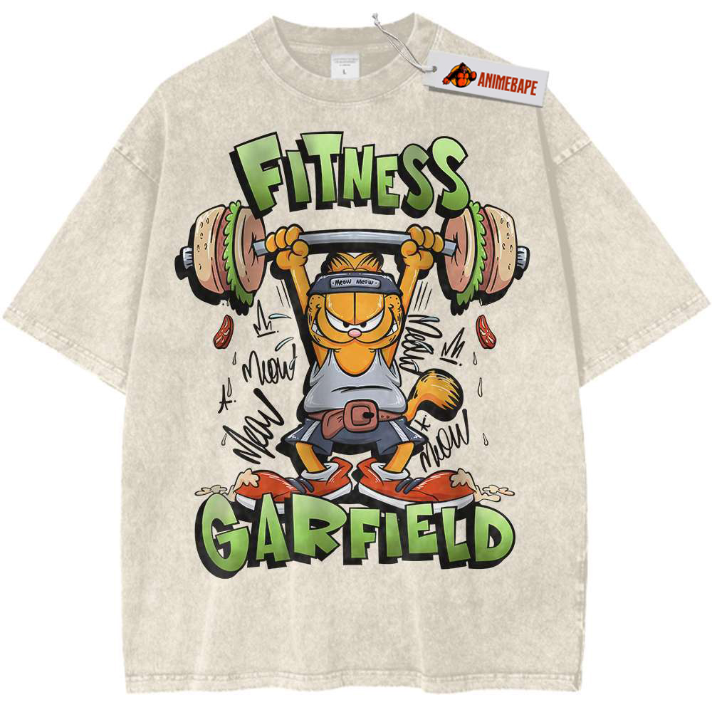 Vintage Garfield Animated T-Shirt, Fun Graphic Tee