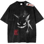 Gengar Vintage T-Shirt, Pokemon Anime Shirt, PKM Graphic Tee