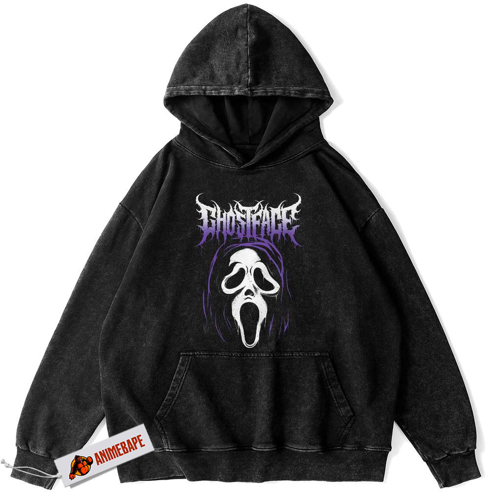 Scream Ghostface Vintage Horror Halloween Hoodie for Men and Women