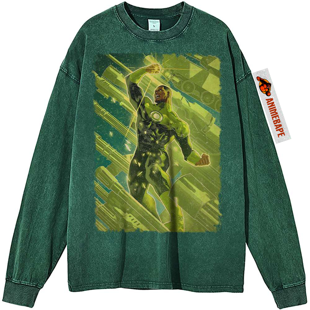 Green Lantern Vintage Sweatshirt, DC Comics Apparel