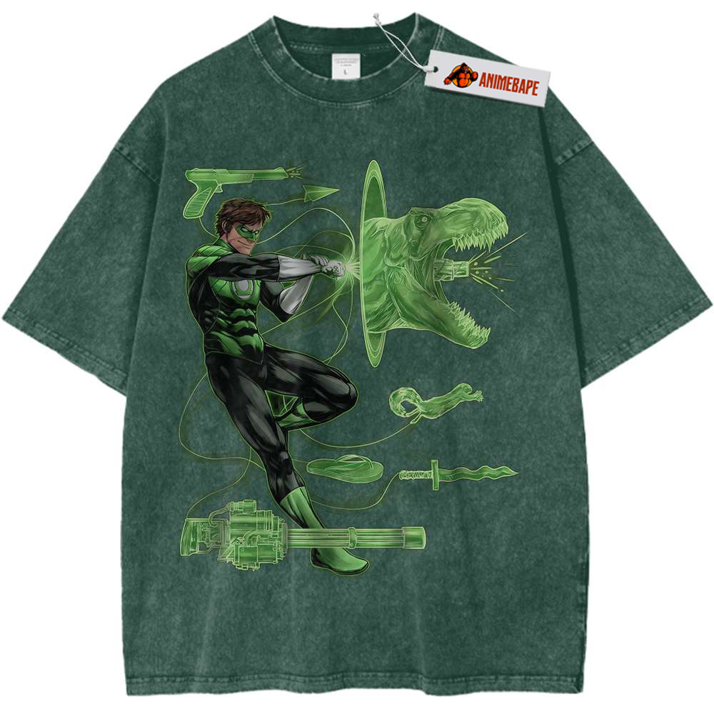 Vintage Green Lantern T-Shirt, DC Comics Graphic Tee for Men