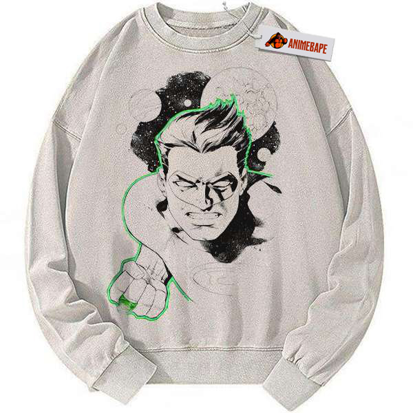 Vintage Green Lantern Sweatshirt, DC Comics Hoodie for Men