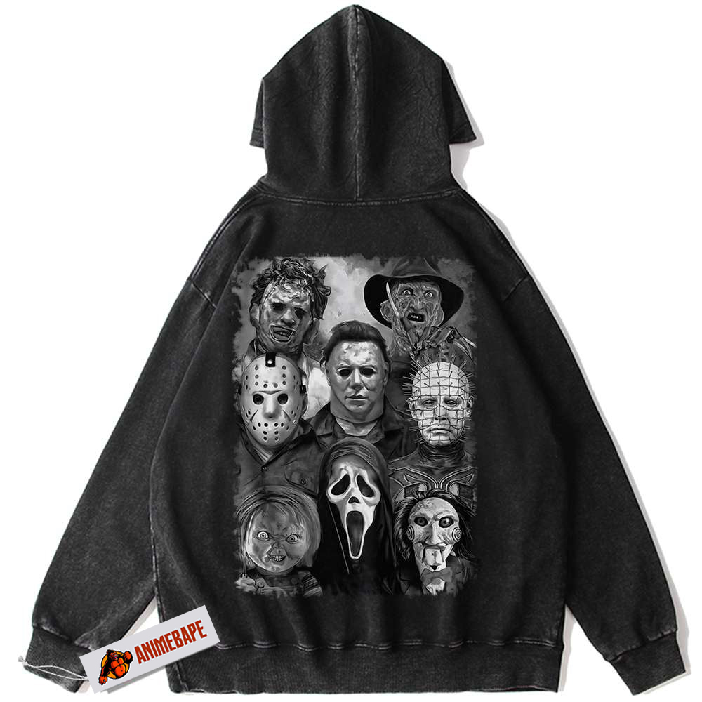 Vintage Horror Halloween Hoodie for Men and Women Halloween