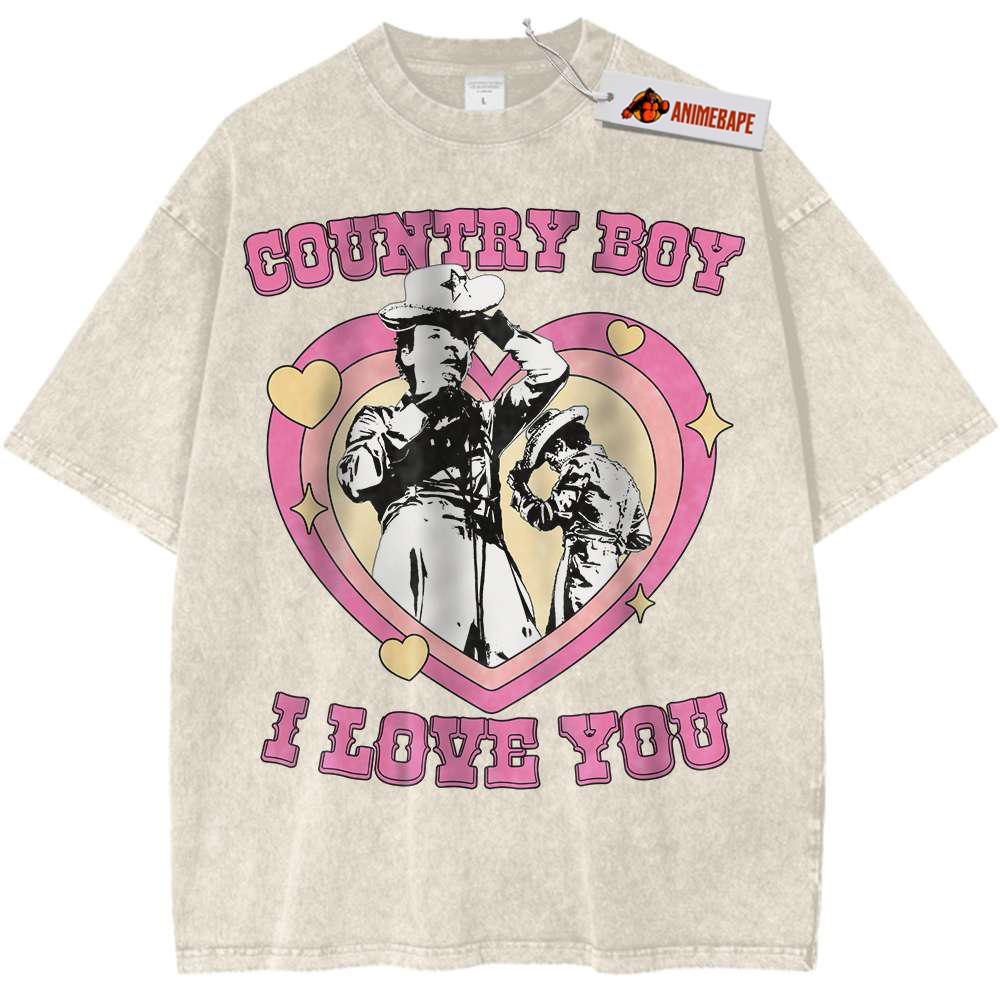Harry Styles Vintage Country Boy Tee Shirt for Men and Women