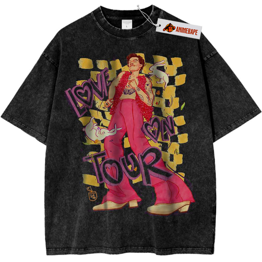 Vintage Harry Styles T-Shirt, Singer Graphic Shirt for Fans