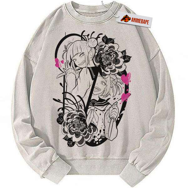 Himiko Toga My Hero Academia Vintage Sweatshirt, Anime Sweater 3