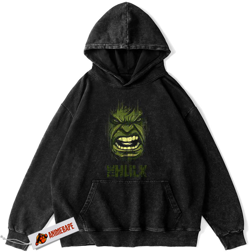 Marvel Hulk Vintage Hoodie for Men and Women, Casual Hoodie