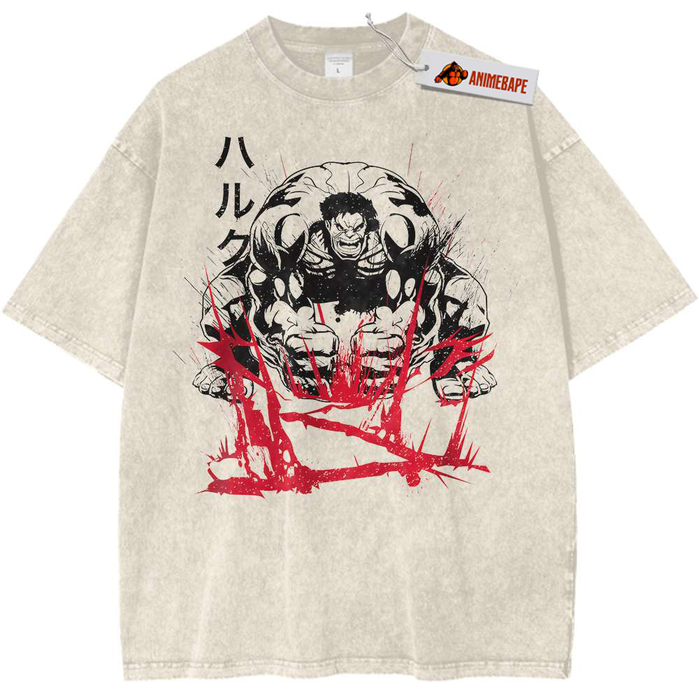 Marvel Hulk Vintage T-Shirt, Classic Comics Graphic Tee for Fans