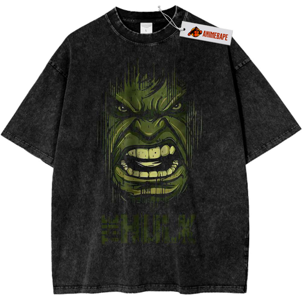 Vintage Marvel Hulk T-Shirt, Superhero Graphic Tee for Fans