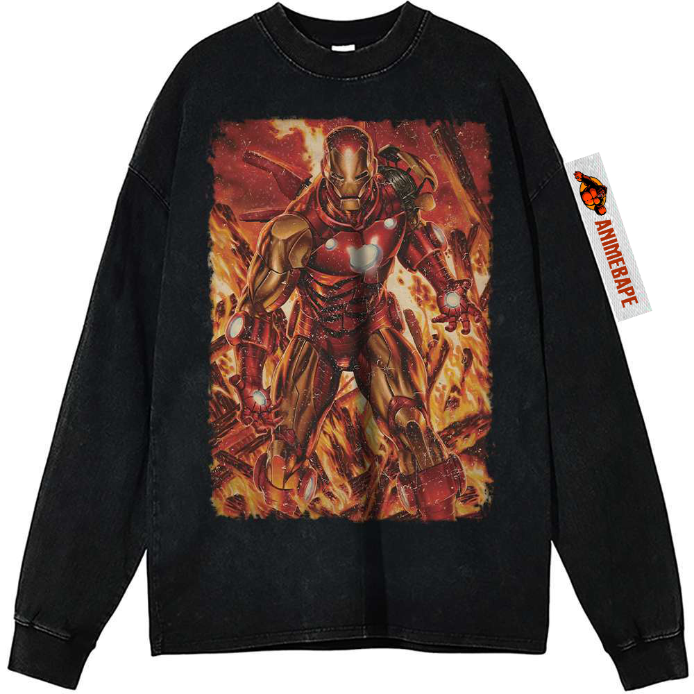 Marvel Iron Man Vintage Sweatshirt for Men and Women