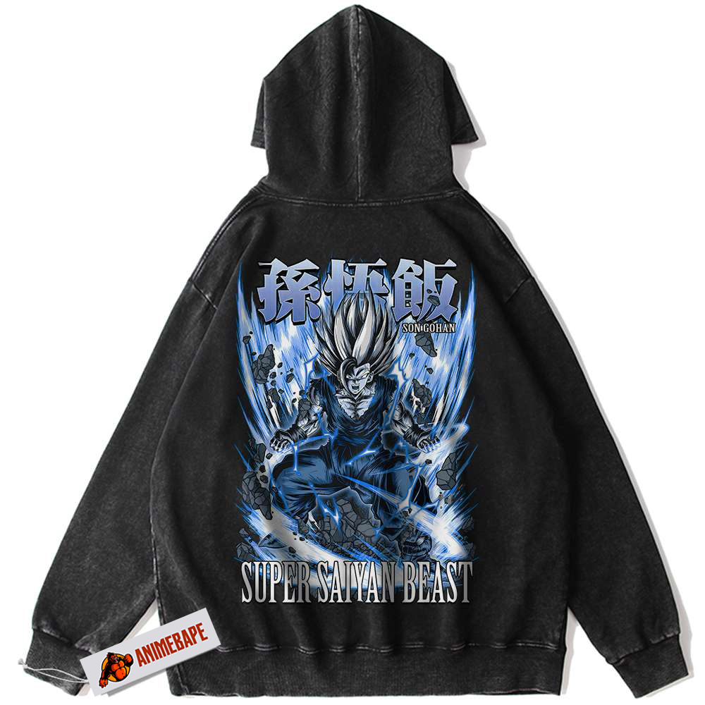 Goku Supper Saiyan Beast Dragon Ball Z Hoodie Anime Vintage Hoodie
