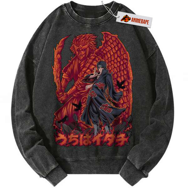 Itachi Uchiha Susanoo Akatsuki Naruto Anime Sweatshirt Vintage Sweater