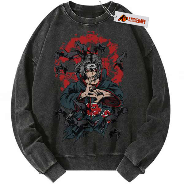 Itachi Uchiha Vintage Anime Sweatshirt for Naruto Fans