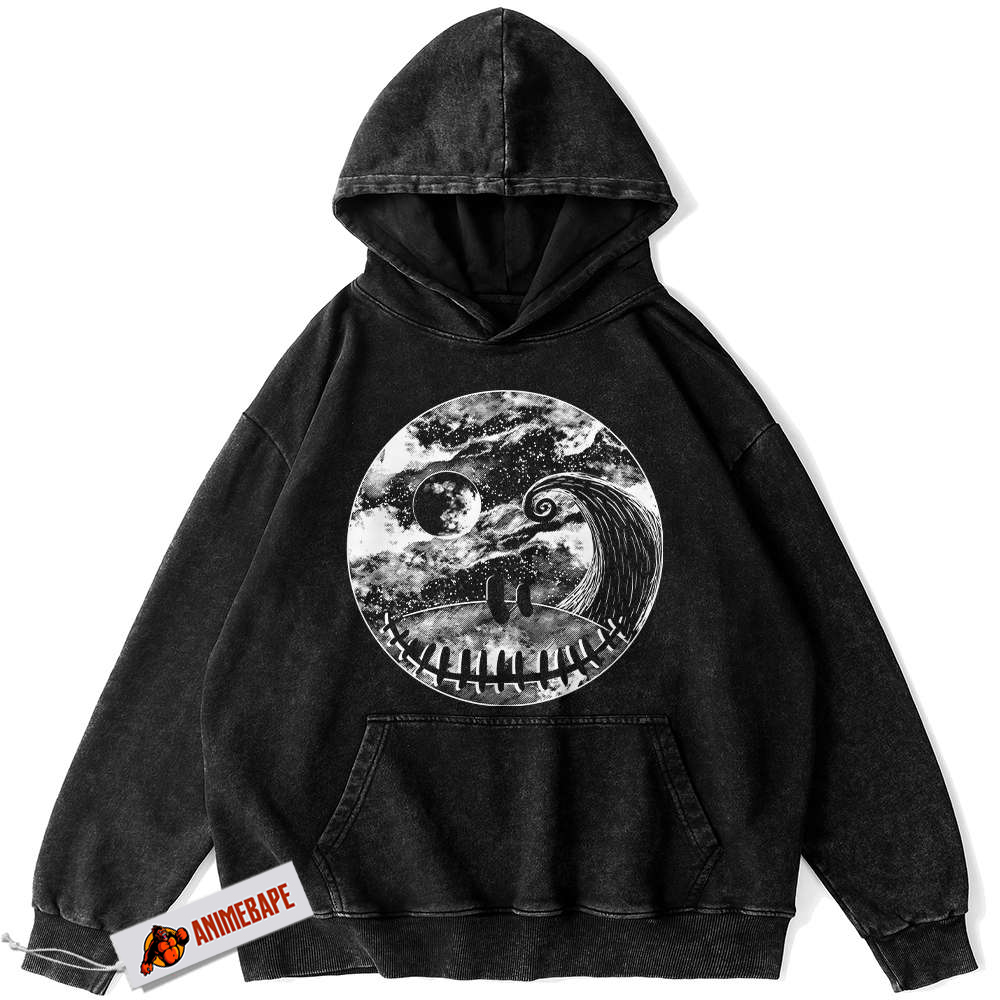Nightmare Before Christmas Animated Vintage Jack Skellington Hoodie