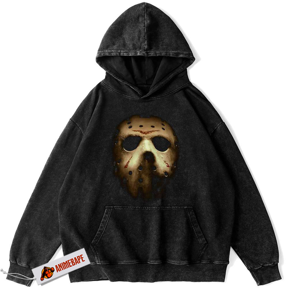 Friday the 13th Jason Voorhees Vintage Horror Hoodie for Halloween