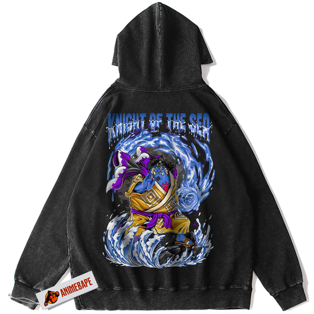 One Piece Jinbe Vintage Anime Hoodie for Fans Jinbe
