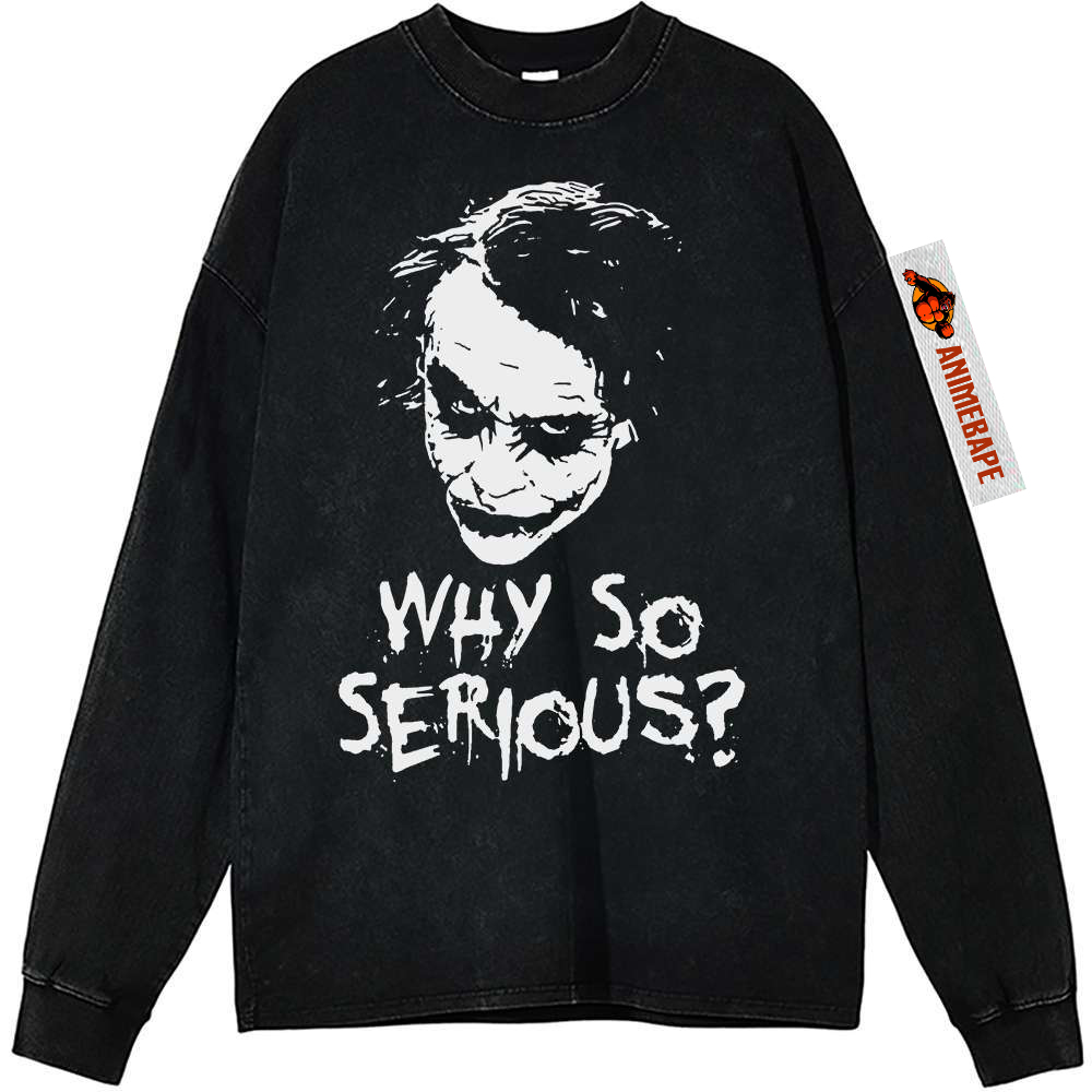 Joker Vintage Sweatshirt for Men, DC Comics Apparel 36