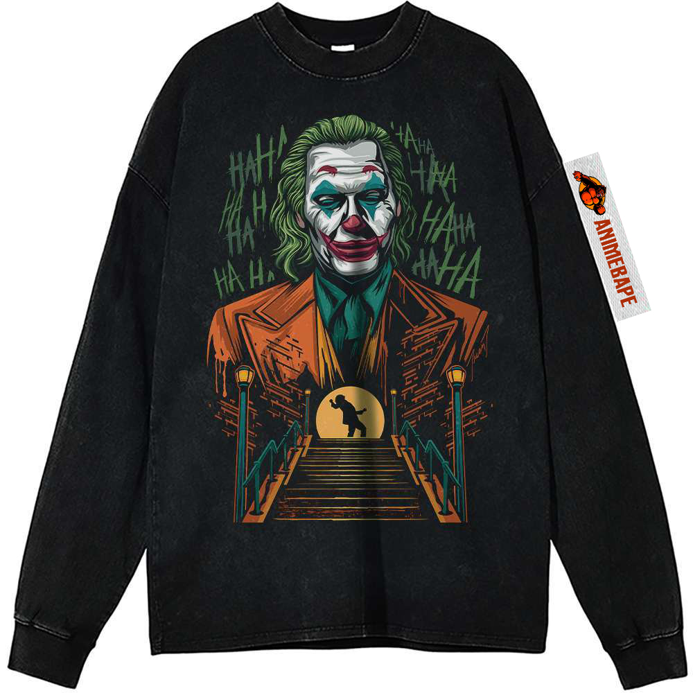 Joker Vintage Sweatshirt for Men, DC Comics Apparel 37