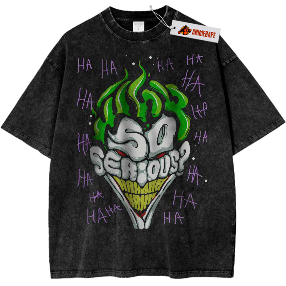 Vintage DC Joker T-Shirt, Mens Graphic Tee for Fans