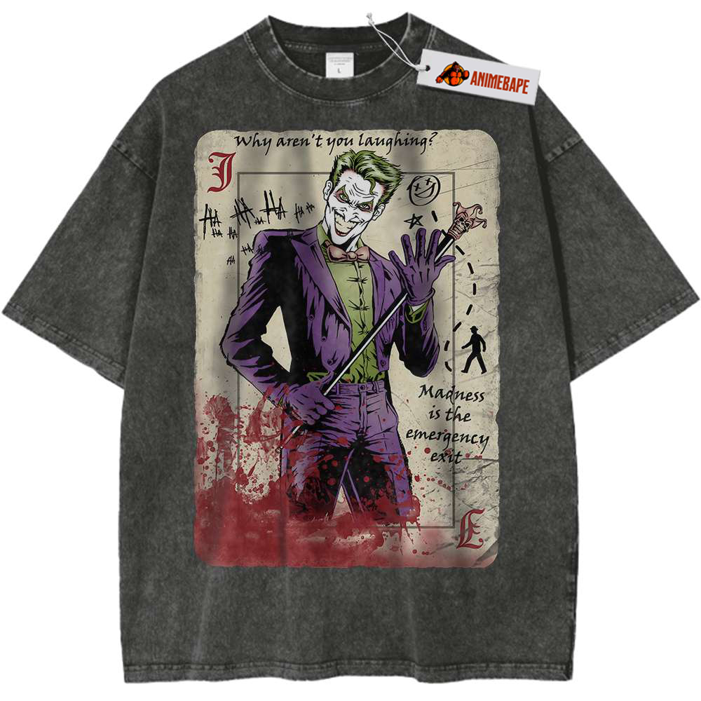 Vintage DC Comics Joker Tee - Classic Graphic T-Shirt - AnimeBape