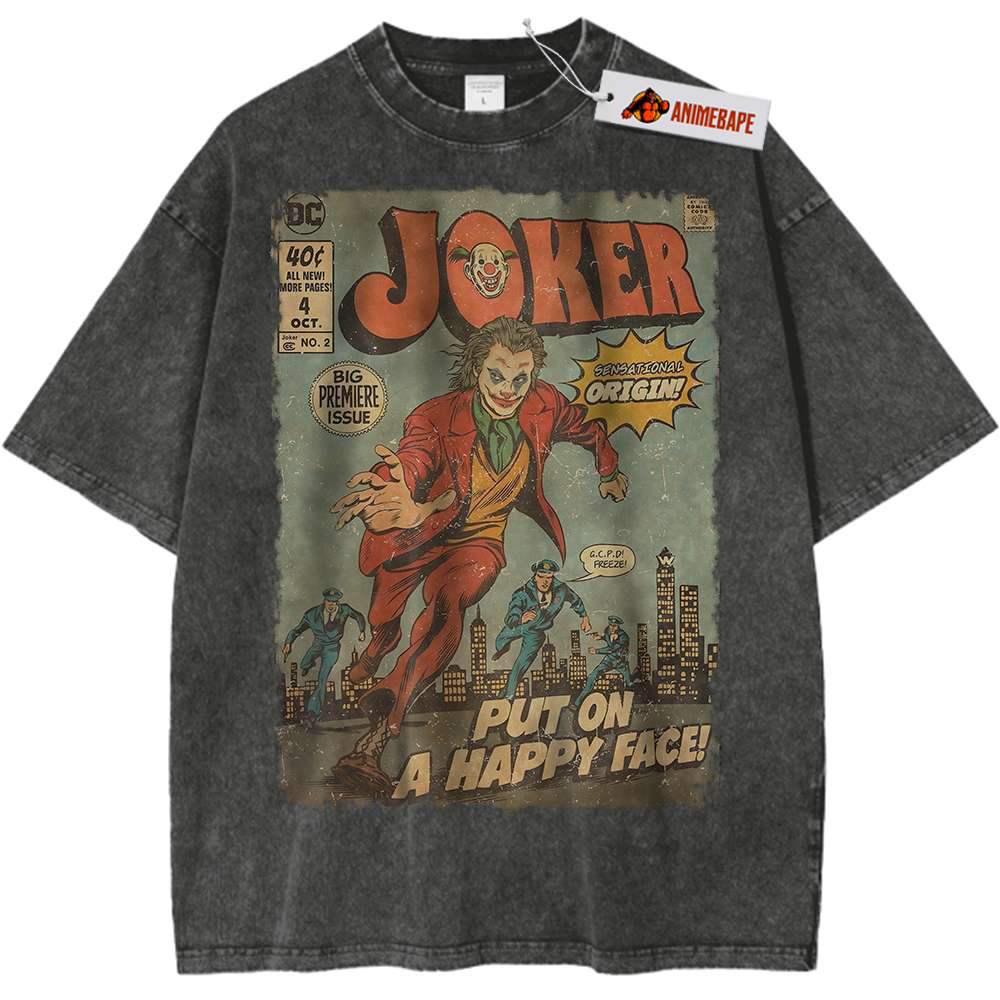 Vintage DC Comics Joker T-Shirt for Fans and Collectors - AnimeBape