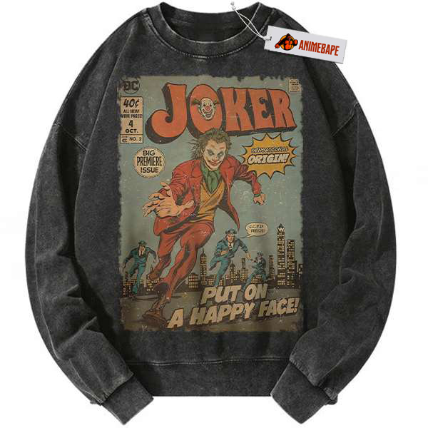 Joker DC Comics Vintage Sweatshirt for Men and Women, Hoodie