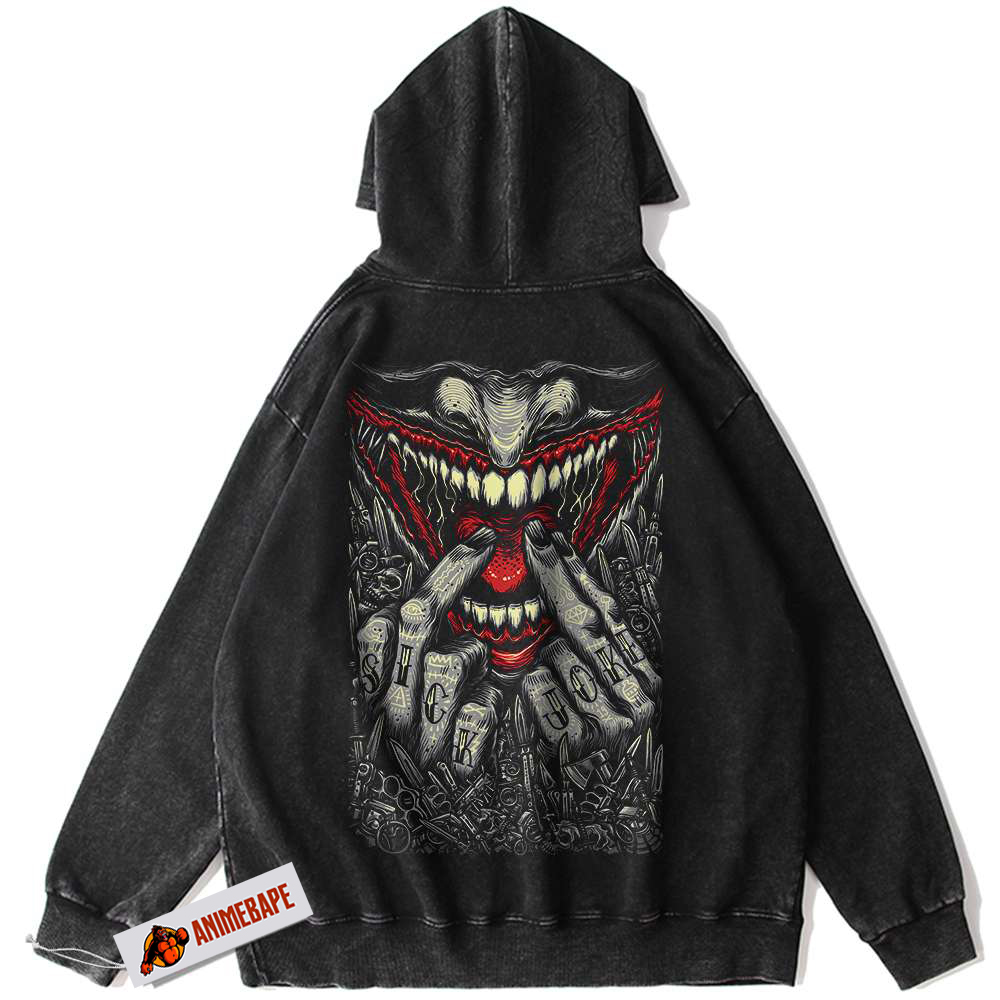 Joker Vintage Hoodie, DC Comics Design, Comfortable Hoodie 318003
