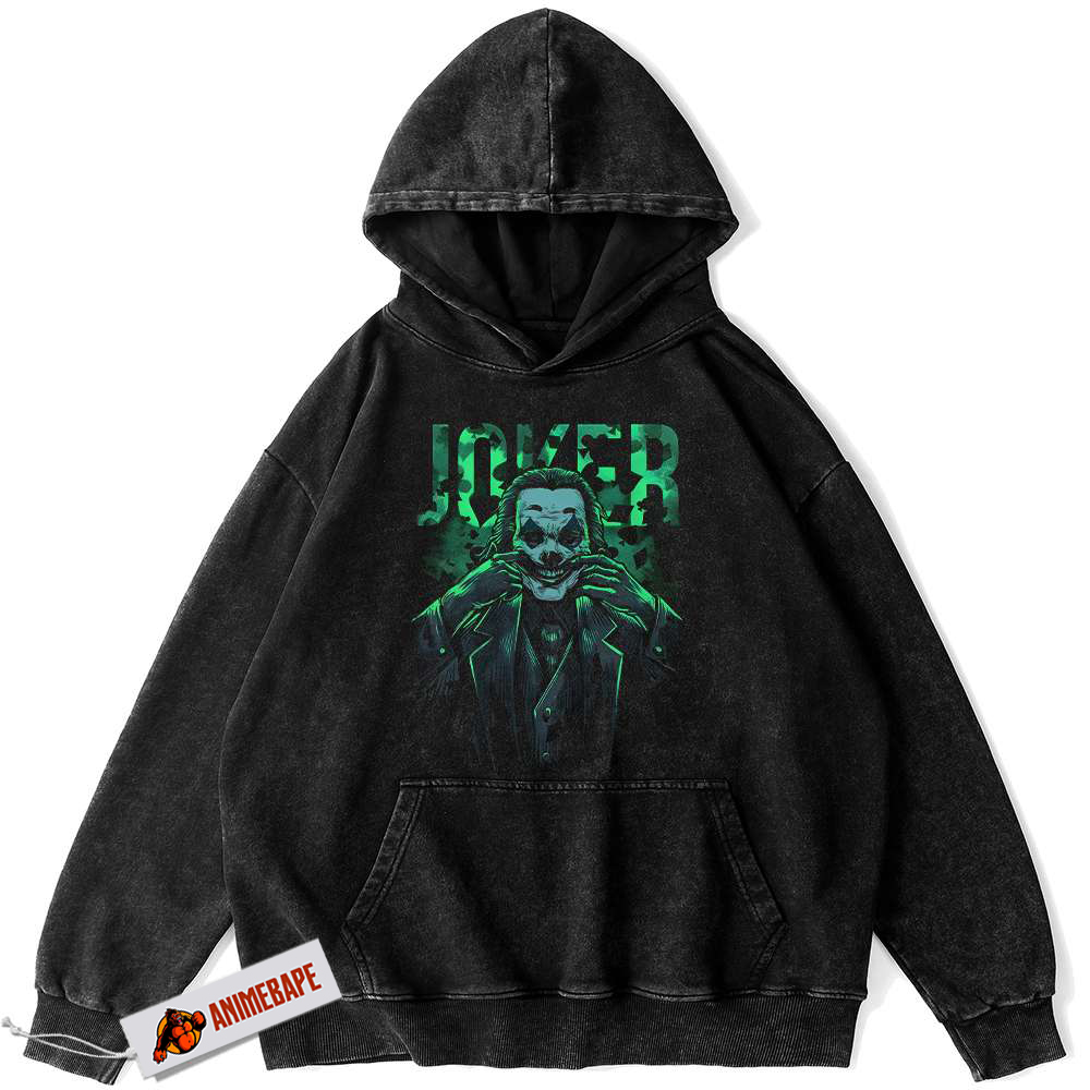 Joker Vintage Hoodie, DC Comics Graphic Hoodie for Men and Women