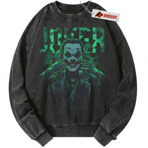 Joker Vintage Sweatshirt for Men | DC Comics Apparel