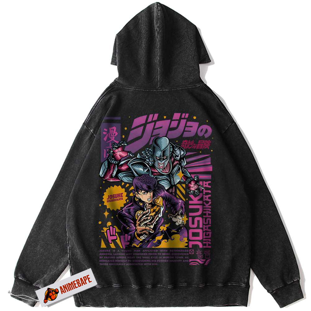 Josuke Higashikata Hoodie, JoJos Bizarre Adventure Anime Apparel