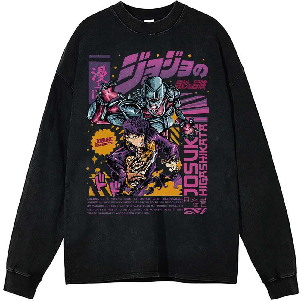 Josuke Higashikata Vintage Sweatshirt, JoJos Bizarre Adventure
