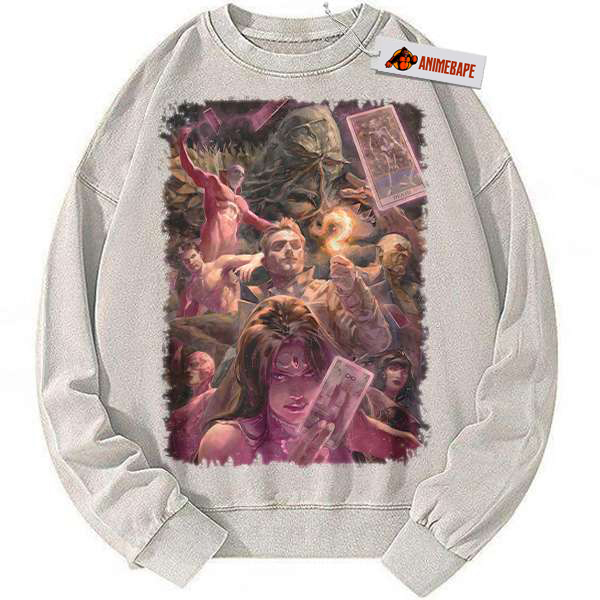 Justice League Dark Vintage Sweatshirt, DC Comics Apparel Sweater
