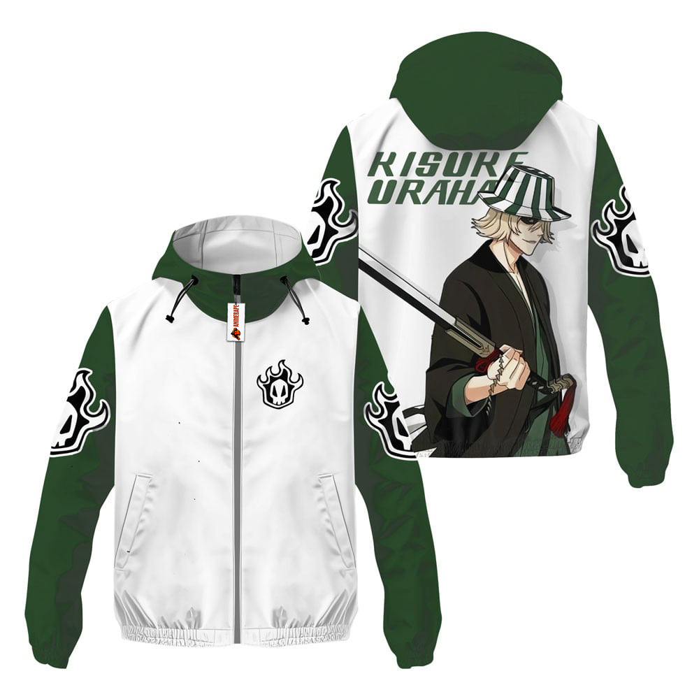 Kisuke Urahara Anime Windbreaker Jacket for Men and Women