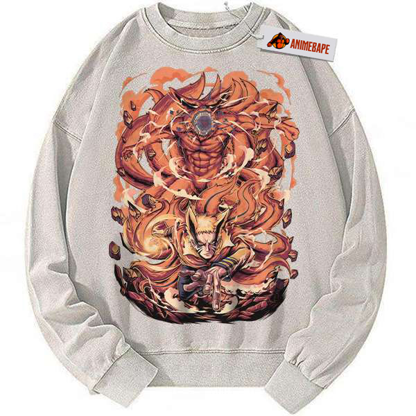 Naruto Uzumaki Kurama Vintage Anime Sweatshirt, Cozy Sweater 2