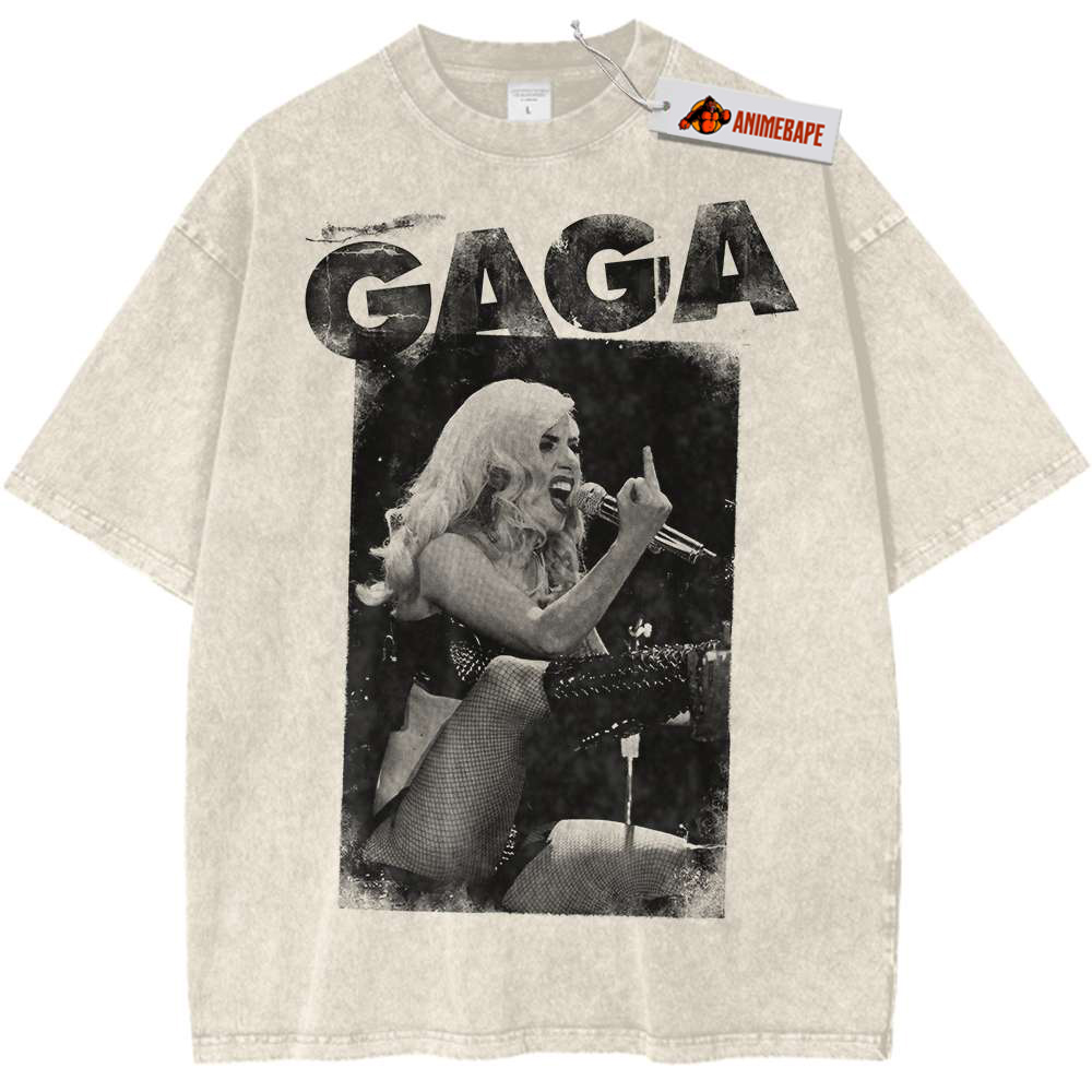 Vintage Lady Gaga Shirt, Womens Singer Tee, Retro Fashion Top