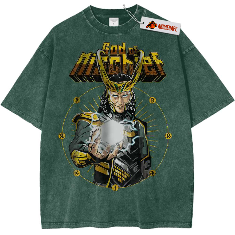 Marvel Loki Vintage T-Shirt, Comic Book Graphic Tee for Fans
