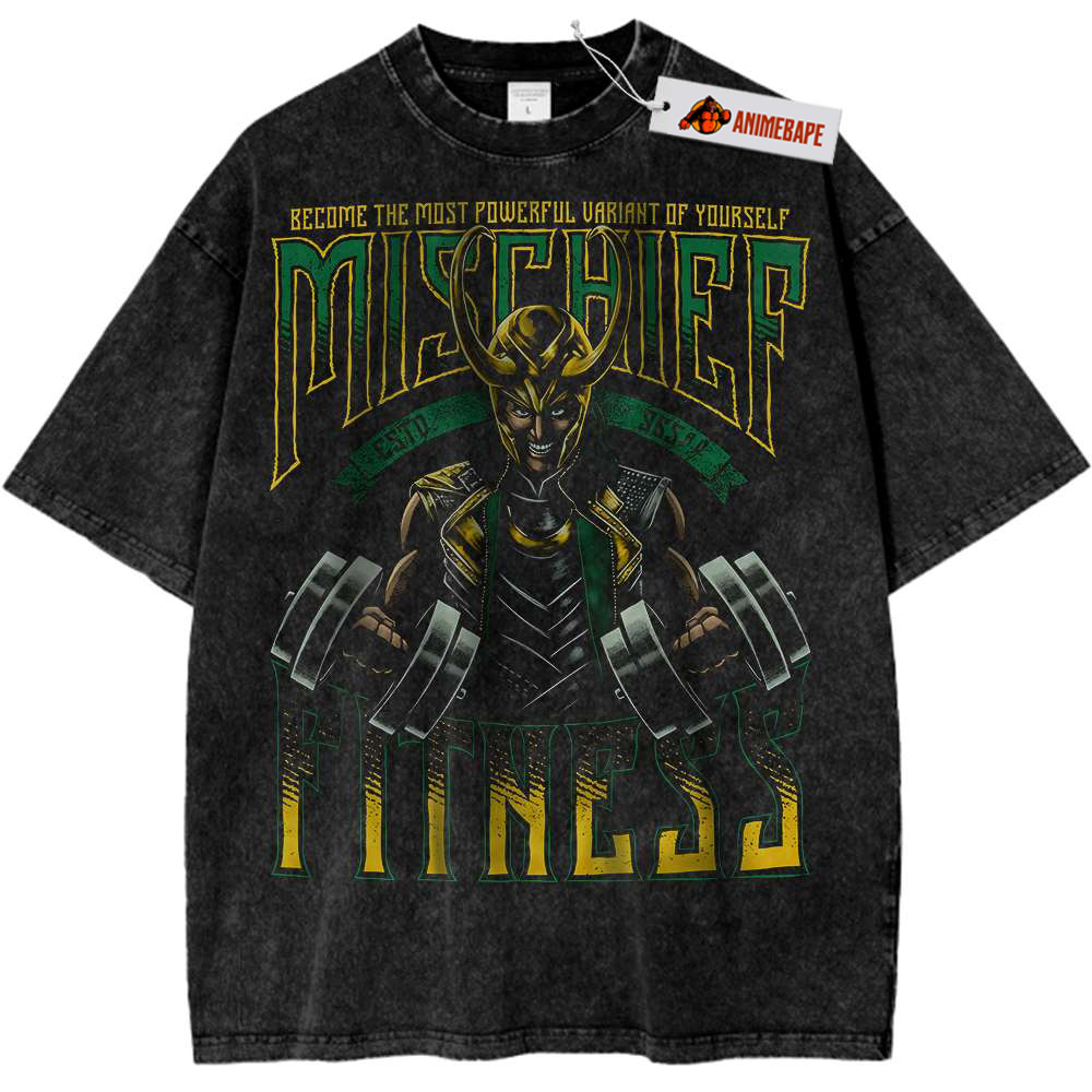 Marvel Comics Loki Vintage Tee, Superhero Graphic Shirt