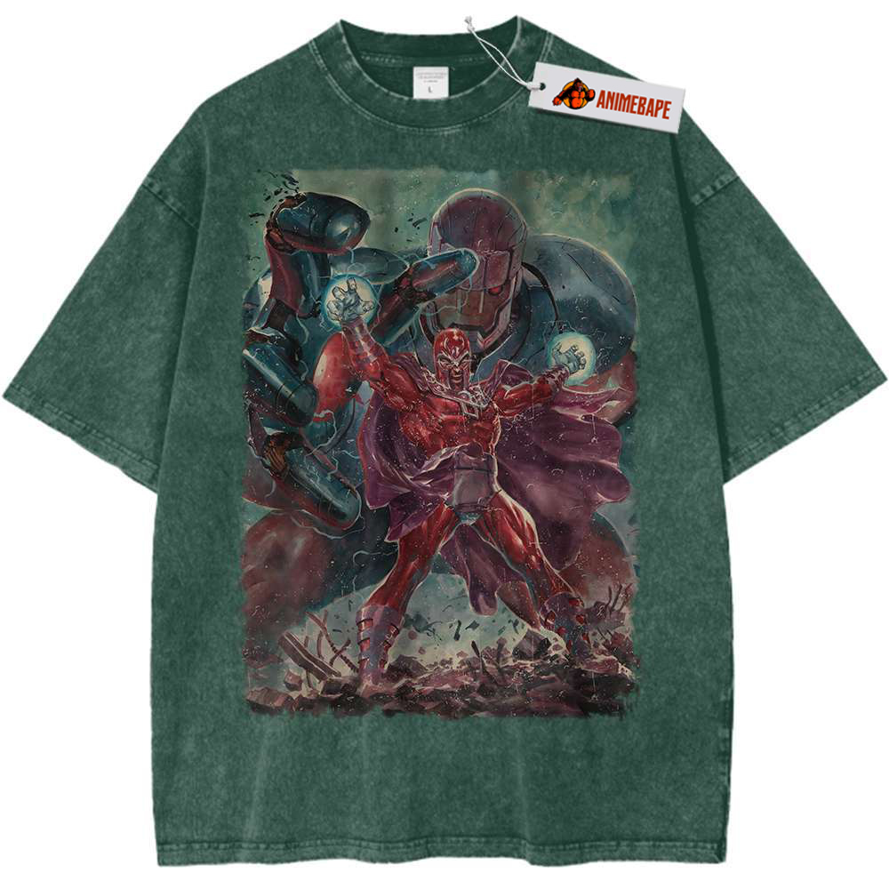 Marvel Comics Magneto and Sentinel Vintage Tee Shirt