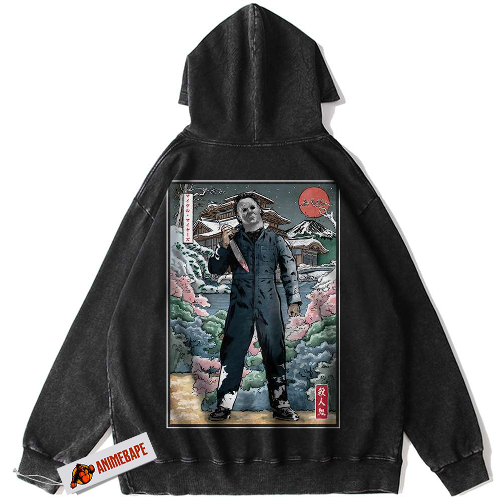 Michael Myers Halloween Horror Vintage Hoodie for Men and Women