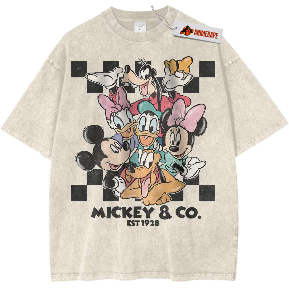Disney Mickey Mouse, Donald Duck, Pluto Vintage T-Shirt