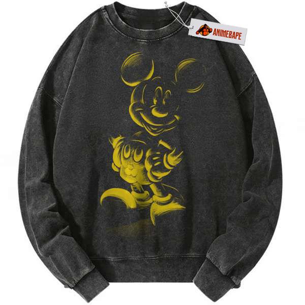 Vintage Mickey Mouse Animated Sweatshirt, Cozy Unisex Sweater