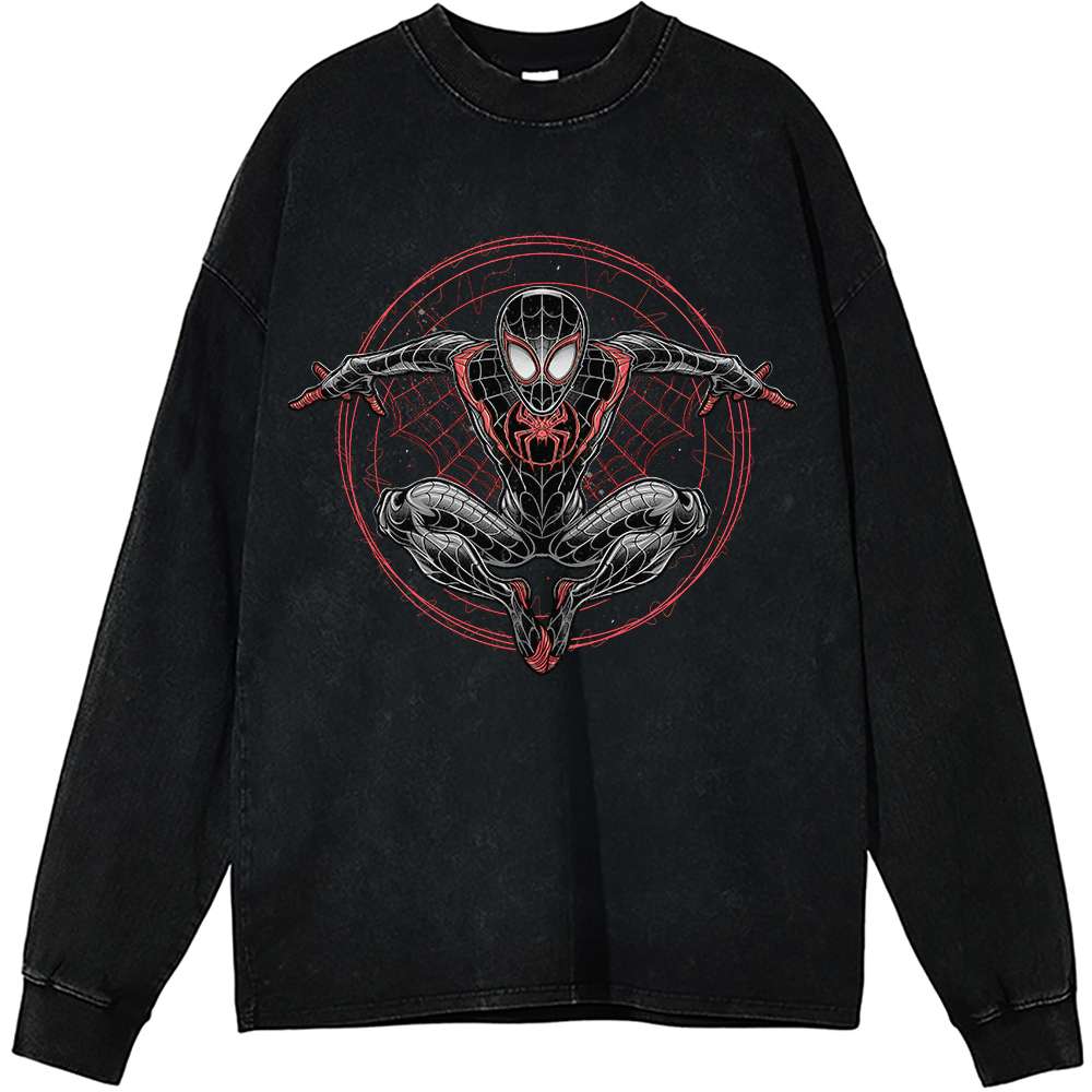 Miles Morales Spider-Man Vintage Sweatshirt, Marvel Comics