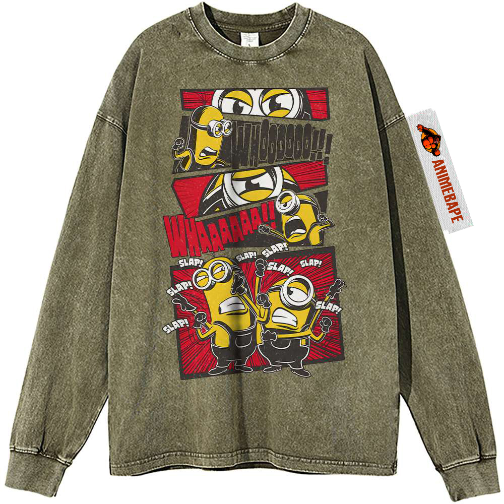 Vintage Minions Animated Sweatshirt for Kids and Adults