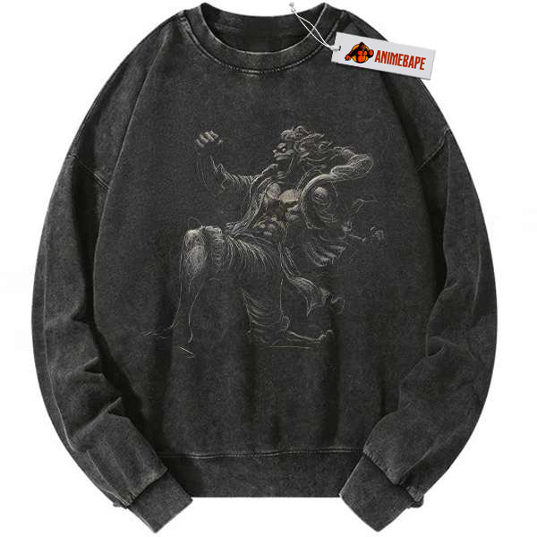 One Piece Vintage Monkey D Luffy Sweatshirt, Anime Sweater
