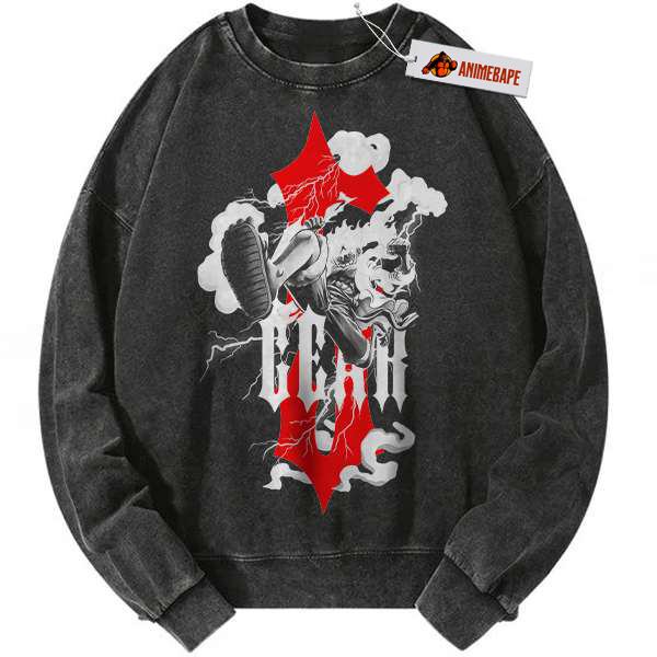 Monkey D Luffy Anime Sweatshirt, One Piece Vintage Sweater v45