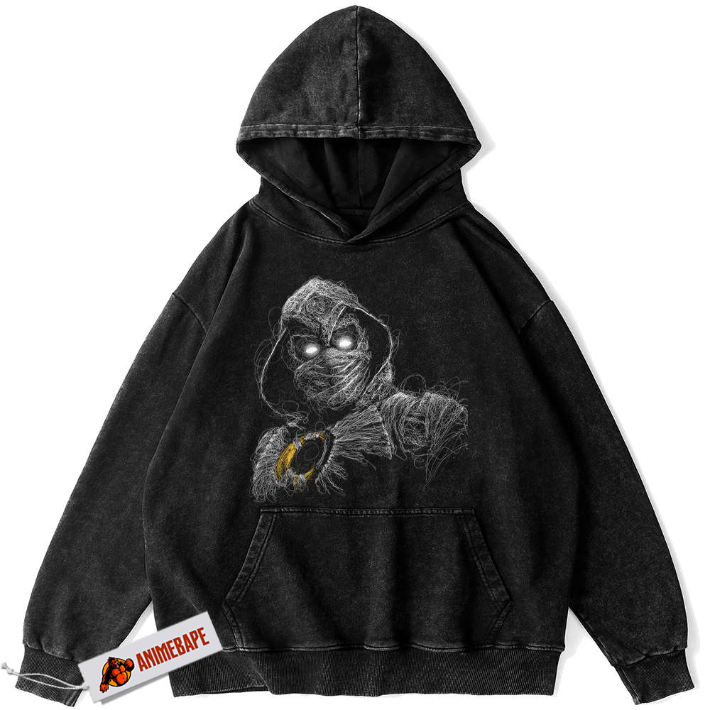 Moon Knight Vintage Hoodie | Marvel Comics Apparel for Fans