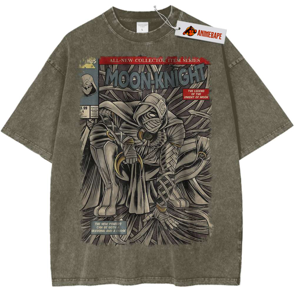 Moon Knight Marvel Comics Tee, Vintage Graphic Shirt for Fans