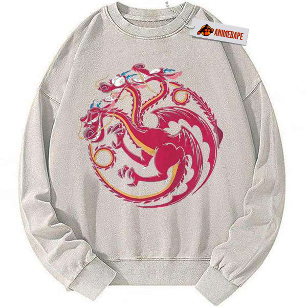 Mushu Mulan Animated Vintage Sweatshirt for Women Mushu