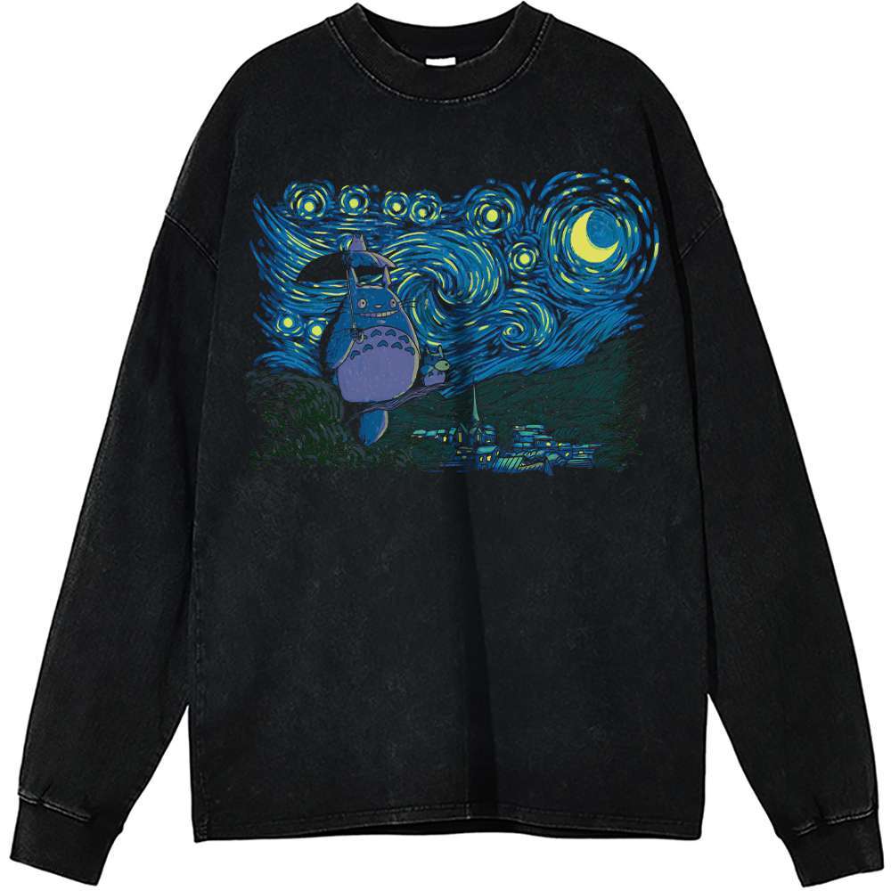 My Neighbor Totoro Vintage Anime Sweatshirt, Studio Ghibli